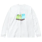 masumi maedaの寄り添う　マメルリハ　 Big Long Sleeve T-Shirt