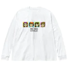 ぺんぎん24のレトロスタイル Big Long Sleeve T-Shirt