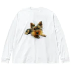 Rubbishのヨークシャーテリア Big Long Sleeve T-Shirt