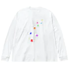 rurugirlの七転八起 Big Long Sleeve T-Shirt