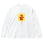 moony.galleryのくまのポピー Big Long Sleeve T-Shirt