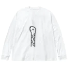 まねきネコのズボンからひょっこり、ちんあなご Big Long Sleeve T-Shirt