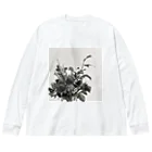 pin_designworksのエリンジウム小さい花束 Big Long Sleeve T-Shirt