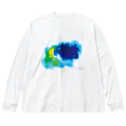 ◆◆◆◆ OCO's SHOP ◆◆◆◆【POP ART】の🎨 Think rich, look poor. Big Long Sleeve T-Shirt