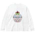 【ホラー専門店】ジルショップの桜チョコミントスイーツ❷ Big Long Sleeve T-Shirt