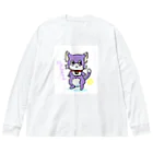 miroのにゃんにゃんにゃんこりん　グッズ ビッグシルエットロングスリーブTシャツ