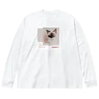 CHANMARKET のシャム猫 マダム・カエラ ビッグシルエットロングスリーブTシャツ