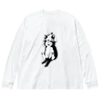 INKLINK.のサウナ中にゃー Big Long Sleeve T-Shirt