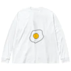 Plight のegg -目玉焼き- ビッグシルエットロングスリーブTシャツ