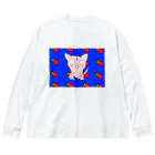 物販 ぶっ契りの正直ねこ Big Long Sleeve T-Shirt