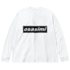 源流狂人卍のOSASIMI ビッグシルエットロングスリーブTシャツ