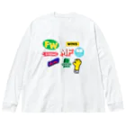 KAWAGOE GRAPHICSのサッカーワッペン Big Long Sleeve T-Shirt