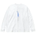 saiのあるとさくそふぉん（ブルー） Big Long Sleeve T-Shirt