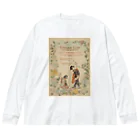 KNS_factoryのjapanese prints Big Long Sleeve T-Shirt