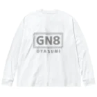 NE9TARのGN8 -OYASUMI- ビッグシルエットロングスリーブTシャツ