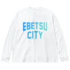 JIMOTOE Wear Local Japanの江別市 EBETSU CITY Big Long Sleeve T-Shirt