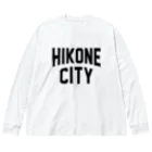JIMOTOE Wear Local Japanの彦根市 HIKONE CITY ビッグシルエットロングスリーブTシャツ