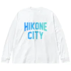 JIMOTOE Wear Local Japanの彦根市 HIKONE CITY ビッグシルエットロングスリーブTシャツ