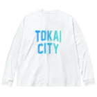 JIMOTOE Wear Local Japanの東海市 TOKAI CITY ビッグシルエットロングスリーブTシャツ