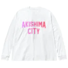 JIMOTOE Wear Local Japanの昭島市 AKISHIMA CITY ビッグシルエットロングスリーブTシャツ