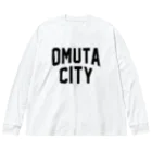 JIMOTOE Wear Local Japanの大牟田市 OMUTA CITY Big Long Sleeve T-Shirt