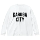 JIMOTOE Wear Local Japanの春日市 KASUGA CITY ビッグシルエットロングスリーブTシャツ