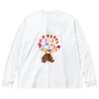 いぜむのシャッフルキャット Big Long Sleeve T-Shirt