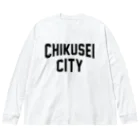 JIMOTOE Wear Local Japanの筑西市 CHIKUSEI CITY ビッグシルエットロングスリーブTシャツ