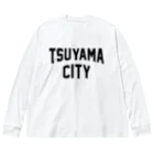 JIMOTOE Wear Local Japanの津山市 TSUYAMA CITY ビッグシルエットロングスリーブTシャツ