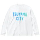 JIMOTOE Wear Local Japanの津山市 TSUYAMA CITY Big Long Sleeve T-Shirt