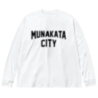 JIMOTOE Wear Local Japanの宗像市 MUNAKATA CITY Big Long Sleeve T-Shirt