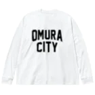 JIMOTOE Wear Local Japanの大村市 OMURA CITY Big Long Sleeve T-Shirt