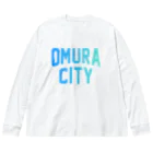 JIMOTO Wear Local Japanの大村市 OMURA CITY ビッグシルエットロングスリーブTシャツ