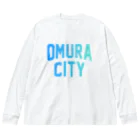 JIMOTOE Wear Local Japanの大村市 OMURA CITY Big Long Sleeve T-Shirt