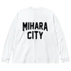 JIMOTOE Wear Local Japanの三原市 MIHARA CITY Big Long Sleeve T-Shirt