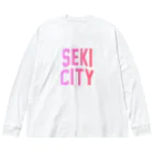 JIMOTOE Wear Local Japanの関市 SEKI CITY Big Long Sleeve T-Shirt