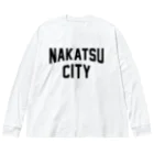 JIMOTOE Wear Local Japanの中津市 NAKATSU CITY Big Long Sleeve T-Shirt