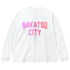 JIMOTOE Wear Local Japanの中津市 NAKATSU CITY ビッグシルエットロングスリーブTシャツ