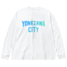 JIMOTOE Wear Local Japanの米沢市 YONEZAWA CITY Big Long Sleeve T-Shirt