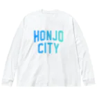 JIMOTOE Wear Local Japanの本庄市 HONJO CITY Big Long Sleeve T-Shirt