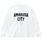 JIMOTOE Wear Local Japanの天草市 AMAKUSA CITY Big Long Sleeve T-Shirt