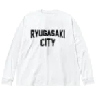 JIMOTOE Wear Local Japanの龍ケ崎市 RYUGASAKI CITY Big Long Sleeve T-Shirt