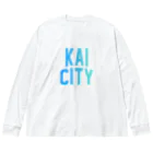 JIMOTOE Wear Local Japanの甲斐市 KAI CITY Big Long Sleeve T-Shirt