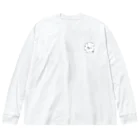 ぽこあころのもふもふわんこ ビッグシルエットロングスリーブTシャツ