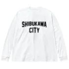 JIMOTOE Wear Local Japanの渋川市 SHIBUKAWA CITY ビッグシルエットロングスリーブTシャツ