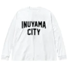 JIMOTOE Wear Local Japanの犬山市 INUYAMA CITY Big Long Sleeve T-Shirt