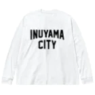 JIMOTOE Wear Local Japanの犬山市 INUYAMA CITY ビッグシルエットロングスリーブTシャツ