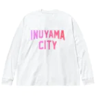 JIMOTOE Wear Local Japanの犬山市 INUYAMA CITY Big Long Sleeve T-Shirt