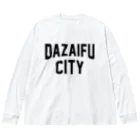 JIMOTOE Wear Local Japanの太宰府市 DAZAIFU CITY Big Long Sleeve T-Shirt