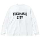 JIMOTOE Wear Local Japanの行橋市 YUKUHASHI CITY Big Long Sleeve T-Shirt